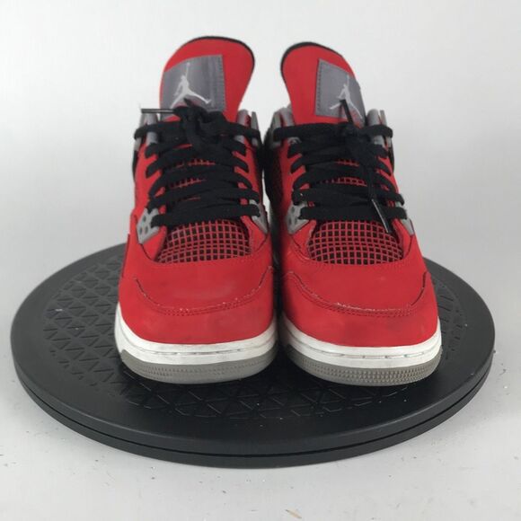 Nike Air Jordan 4 Retro ‘Toro Bravo’ Red 2013 408452-603 Women’s Size 7.5 (6Y) - Picture 2 of 12